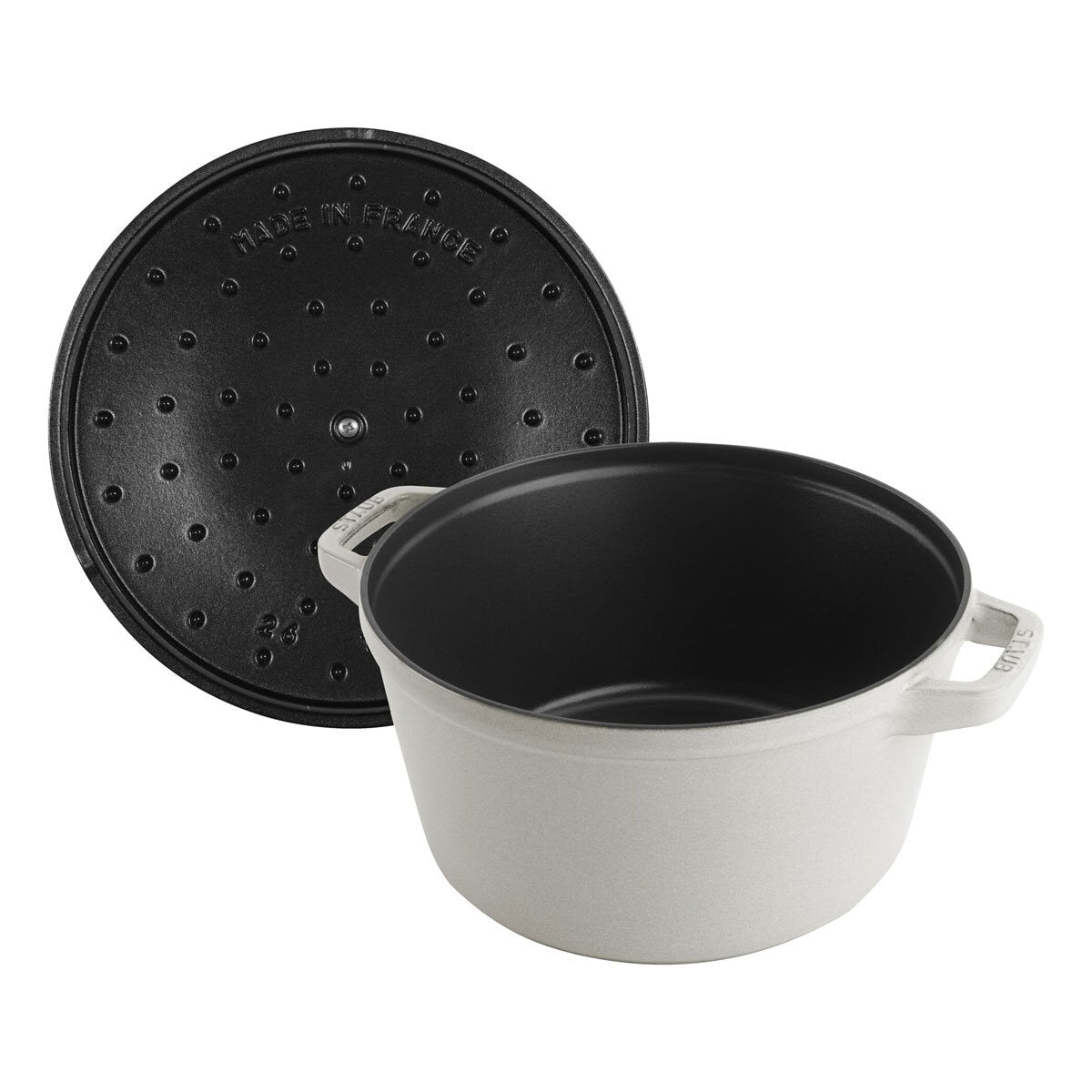STAUB Stackable 3 Piece Pot Set in 3 Colours