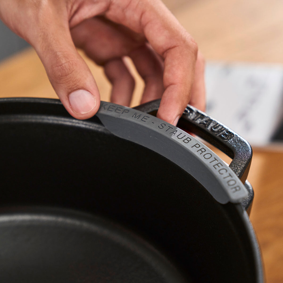 STAUB Stackable 3 Piece Pot Set in 3 Colours