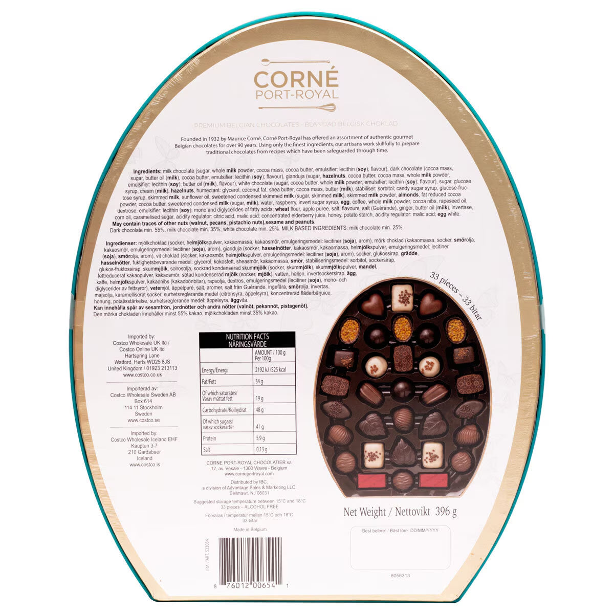 Corne Port-Royal Premium Belgian Chocolates Spring Box, 396G in 2 Colours