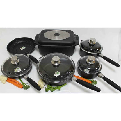 Berghoff Eurocast Non-Stick Cookware Set, 11 Piece - Nonynana