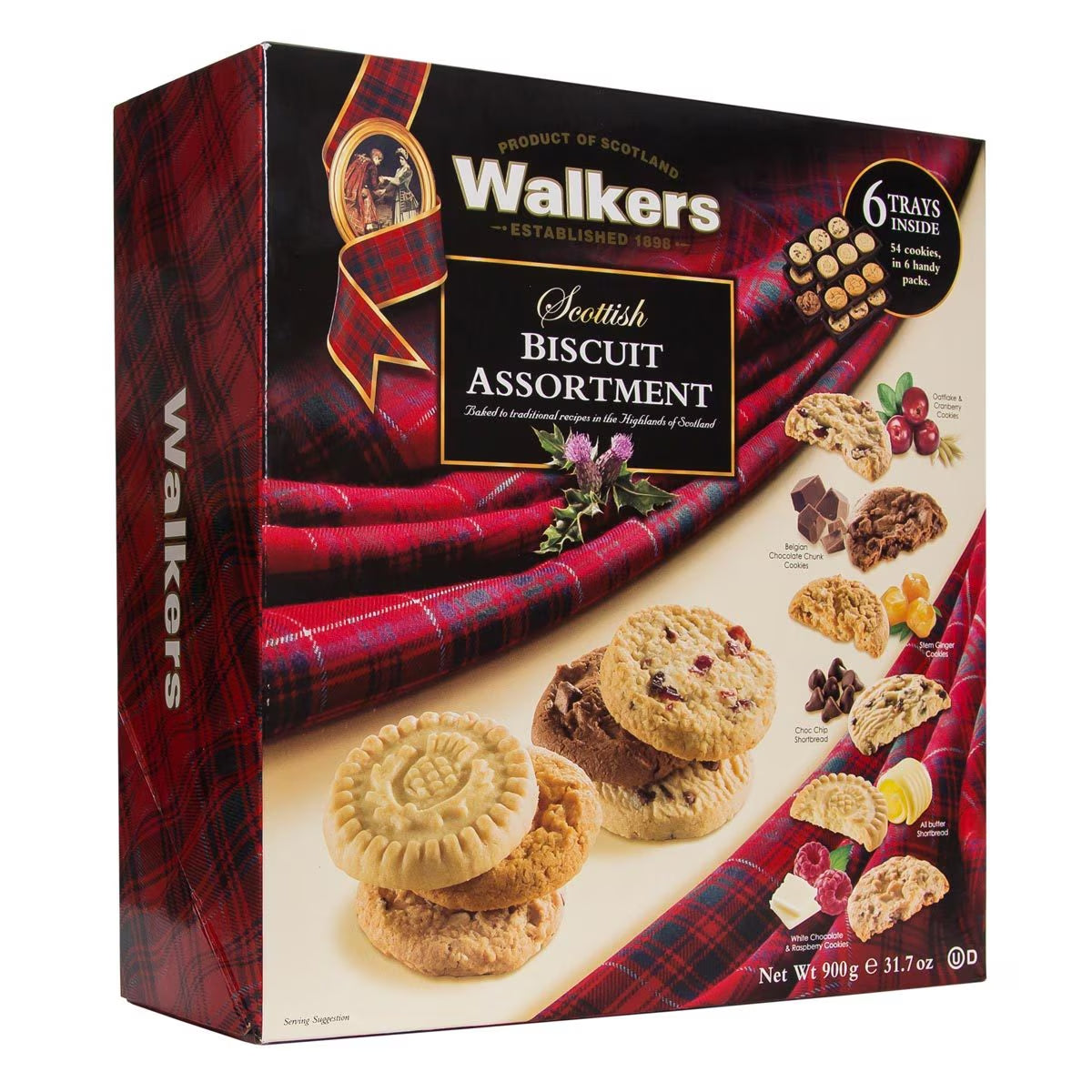 Walkers Scottish Biscuit Assortment, 900G - Nonynana