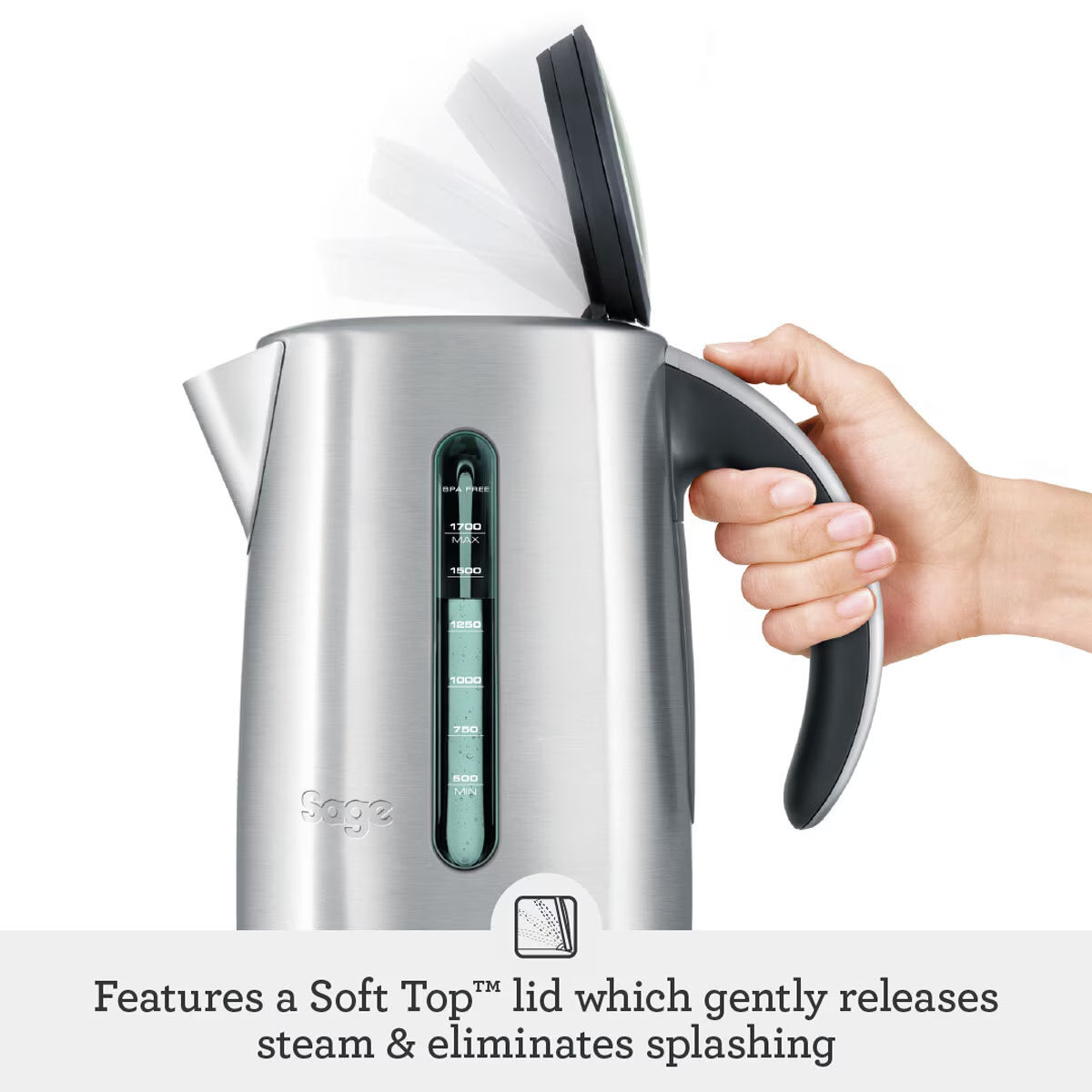 Buy now from NonynanaEssential  The Sage Smart Kettle™ Luxe, SKE825BSS3GUK1 Sage