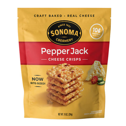 Sonoma Creamery Pepper Jack Crisps, 284G - Nonynana