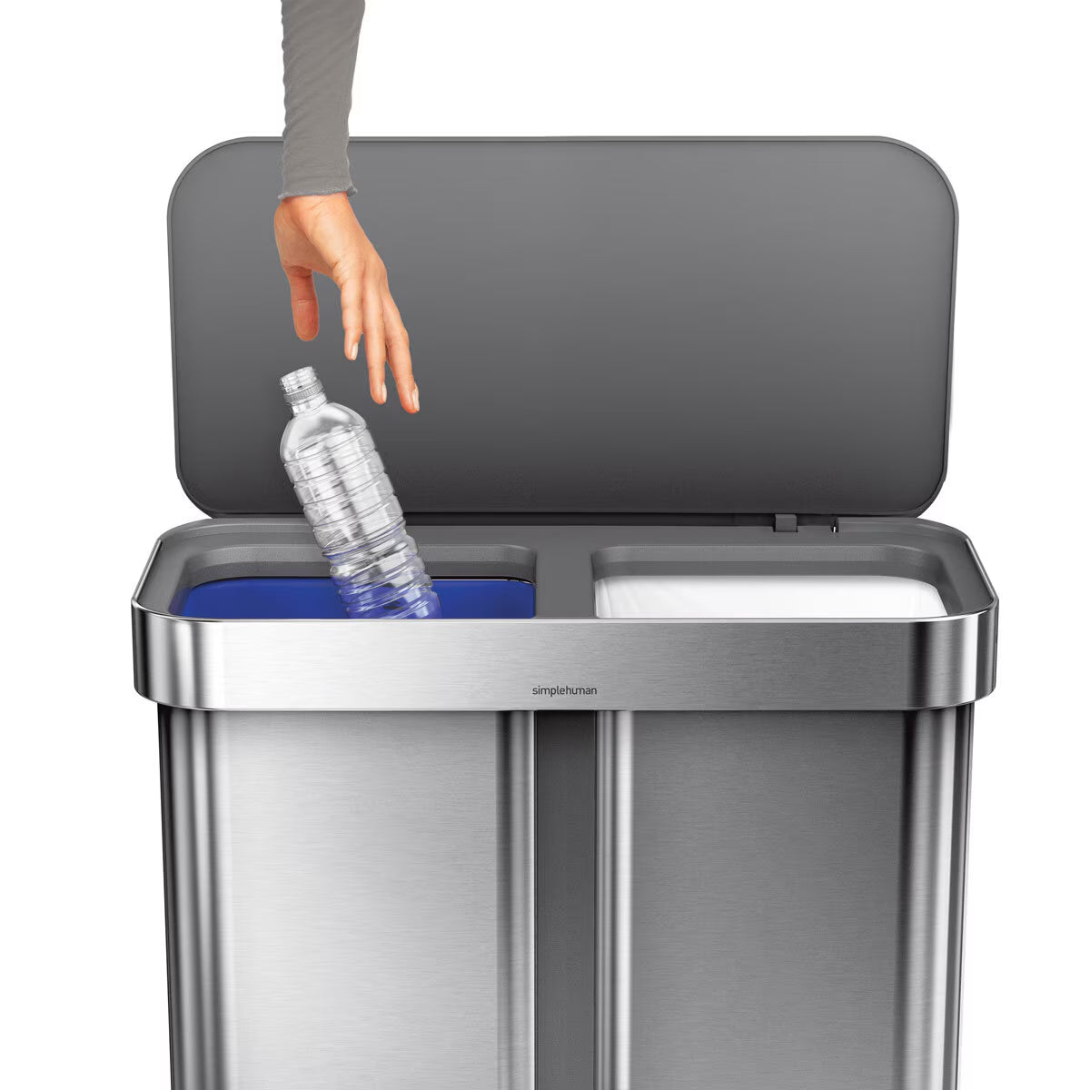 Simplehuman 58L Dual Compartment Pedal Bin - Nonynana