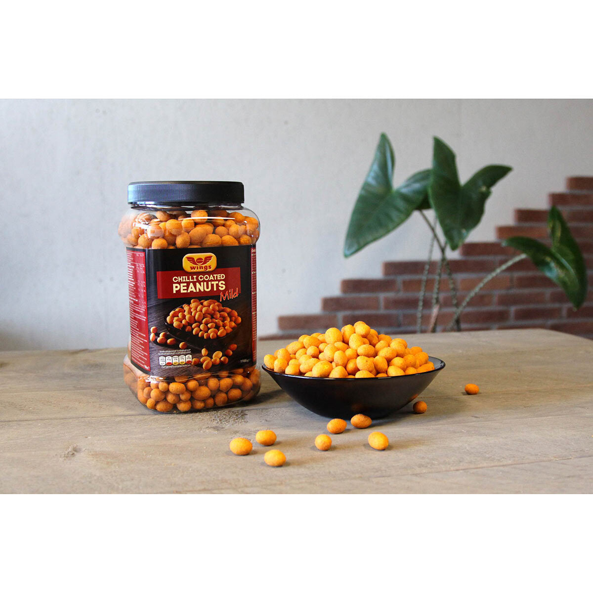 Buy now from NonynanaEssential  Wings Chilli Coated Peanuts, 1.1Kg Wings