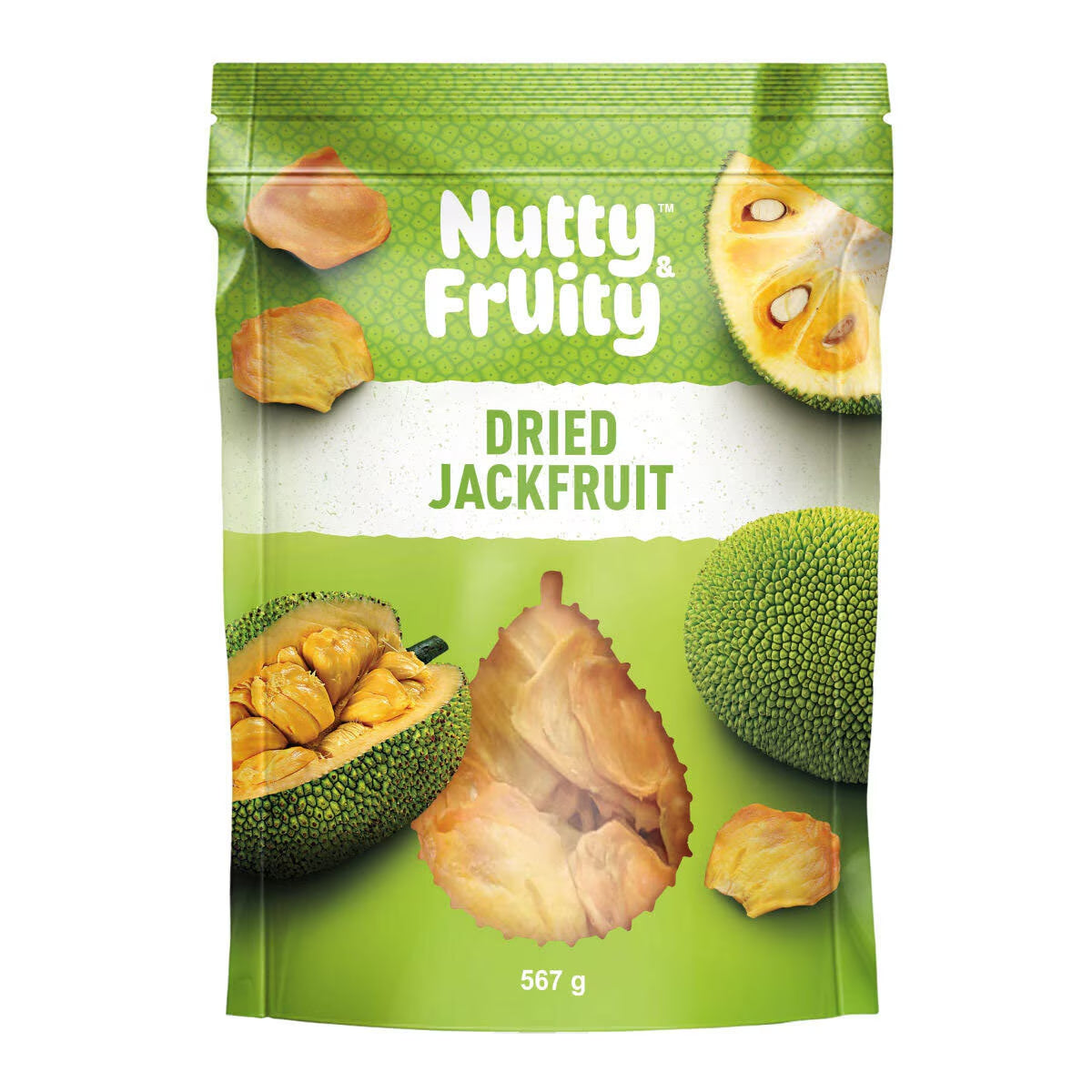 Nutty and Fruity Dried Jackfruit, 587G - Nonynana