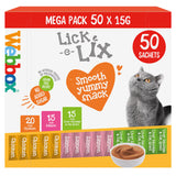 Webbox Lick-E-Lix Cat Treat Mega Pack, 50 X 15G