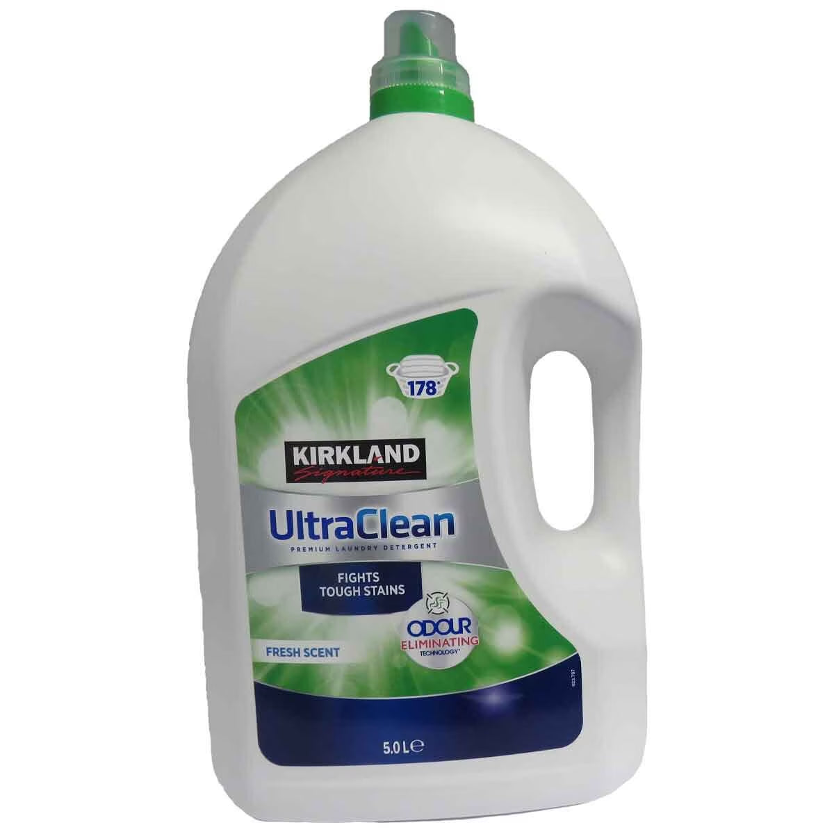 Kirkland Signature Ultra Clean Bio Laundry Liquid, 5L (178 Wash) - Nonynana