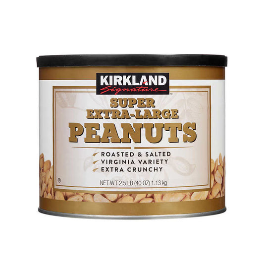 Kirkland Signature Super Extra-Large Roasted & Salted Peanuts, 1.13Kg - Nonynana