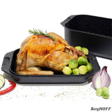 Buy now from NonynanaEssential  Berghoff Eurocast Double Roasting Pan, 42Cm BergHOFF