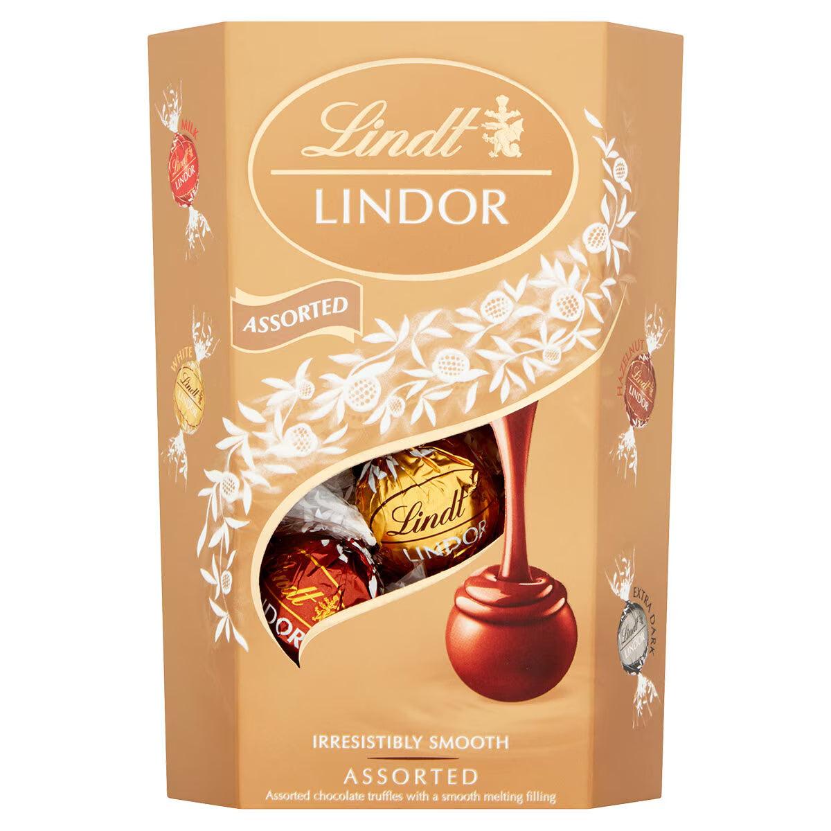 Buy now from NonynanaEssential  Lindt Lindor Chocolate Truffles in 4 Varieties, 4 X 200G Lindt