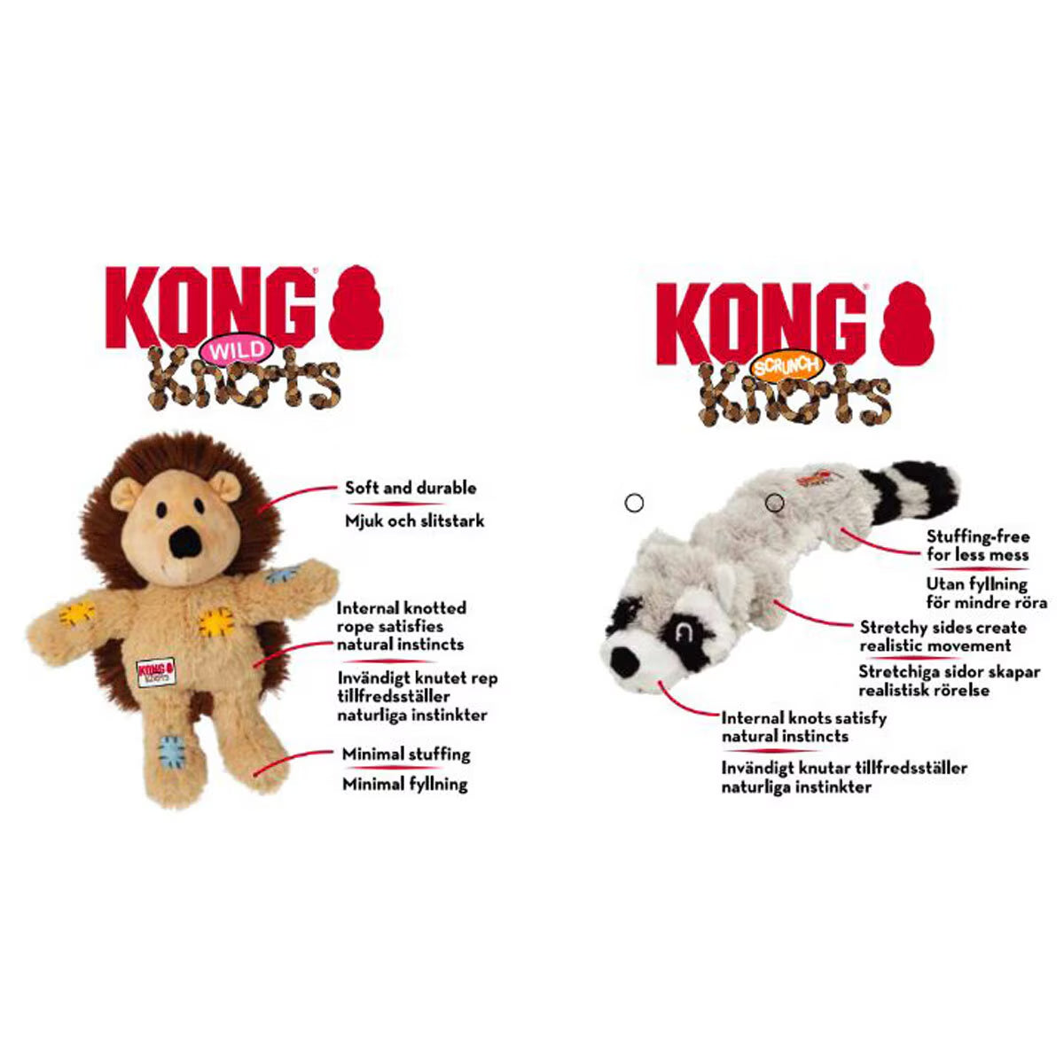 Kong Play Pack Dog Toys, 4 Pack - Nonynana