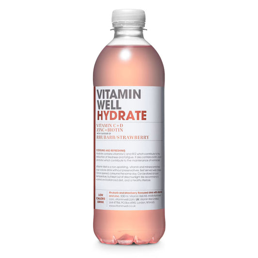 Vitamin Well Hydrate, 12 X 500Ml - Nonynana