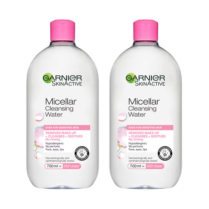 Garnier Micellar Cleansing Water, 2 X 700Ml - Nonynana