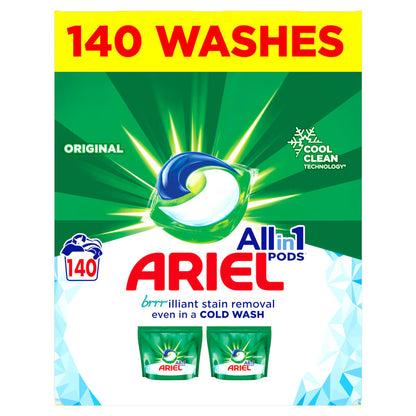 Ariel All in One Pods, 140 Wash - Nonynana