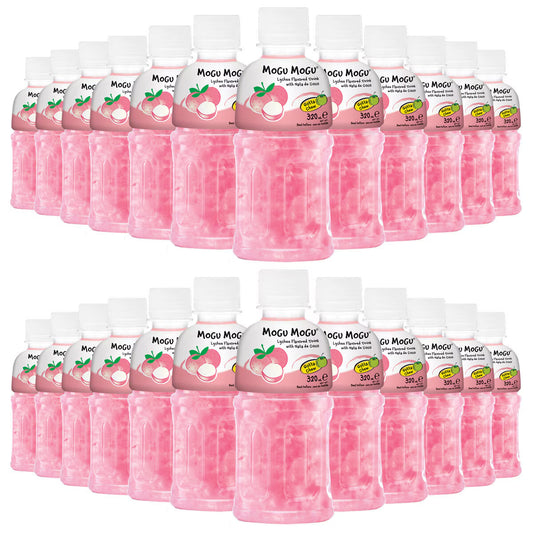 Mogu Mogu Lychee Drink, 24 X 320Ml - Nonynana