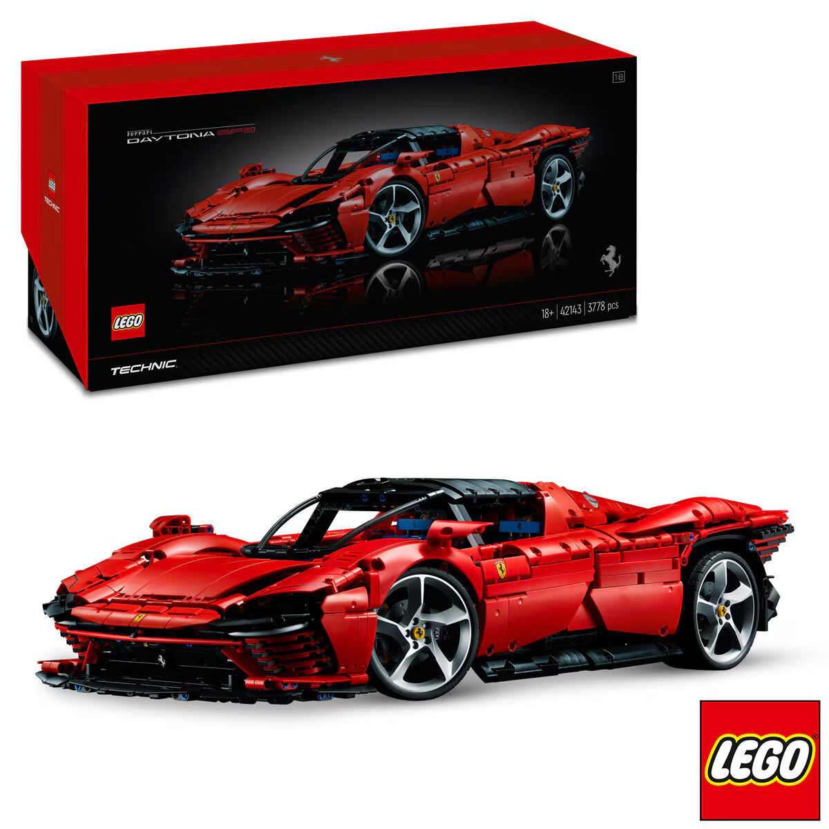 LEGO Technic Ferrari Daytona SP3 - Model 42143 (18+Years)