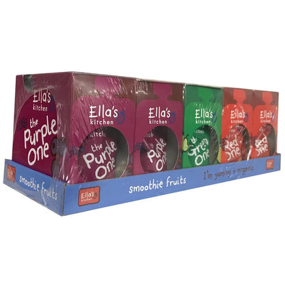 Ella'S Kitchen Organic Fruit Smoothie Pouches, 25 X 90G - Nonynana