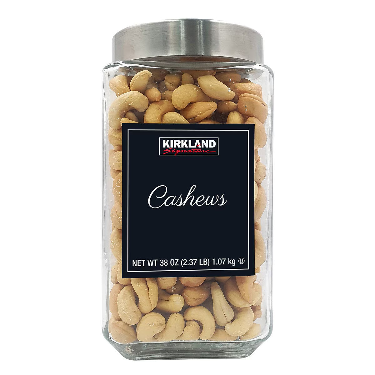 Kirkland Signature Salted Cashews Jar, 1.07Kg - Nonynana