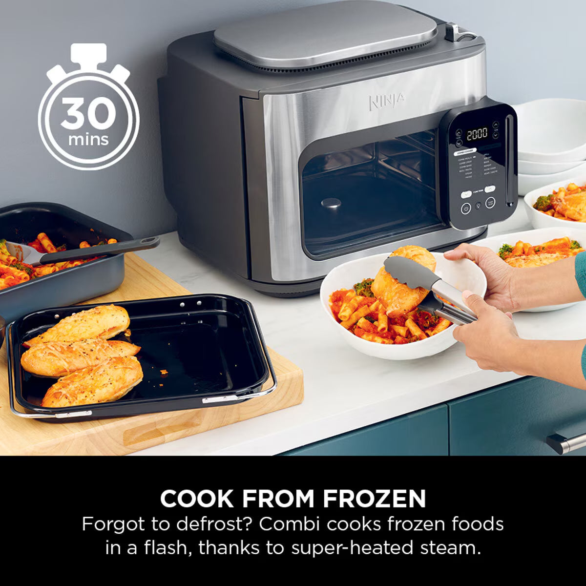 Buy now from NonynanaEssential  Ninja Combi 14-In-1 Multi-Cooker, Oven, Air Fryer, SFP701UK Ninja