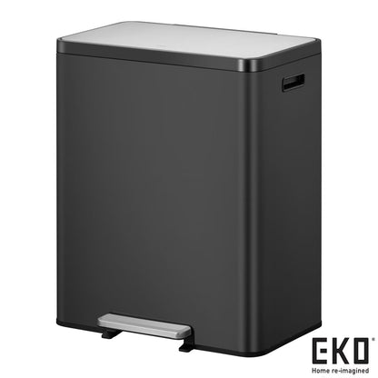 EKO Ecocasa II 60L Recycling Bin in Matte Black - Nonynana