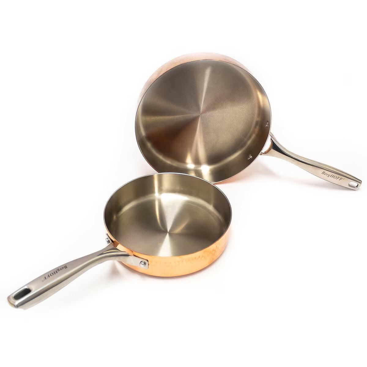 Buy now from NonynanaEssential  Berghoff Vintage Copper Cookware Set, 10 Piece BergHOFF