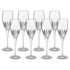 Buy now from NonynanaEssential  Luigi Bormioli Diamante Crystal Flute Glasses, 220Ml, 8 Pack Luigi Bormioli