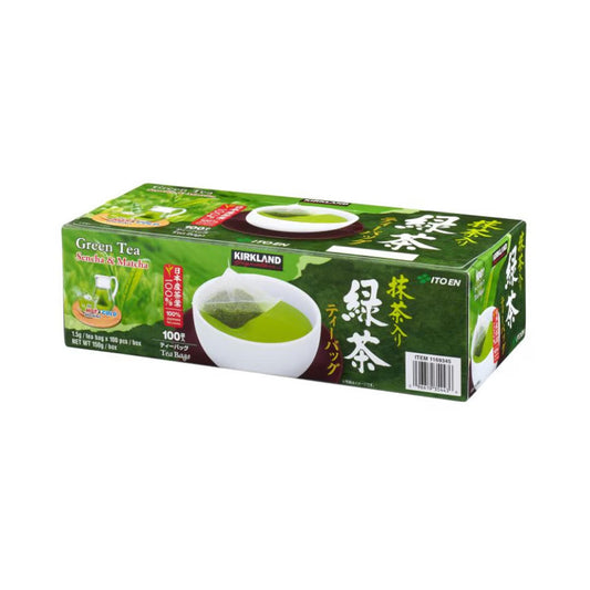 Kirkland Signature Green Tea Matcha Blend, 100 Tea Bags - Nonynana