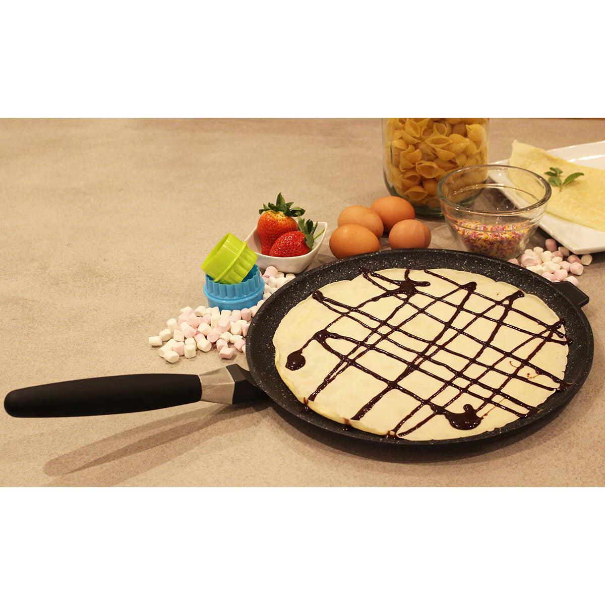 Buy now from NonynanaEssential  Berghoff Eurocast Non-Stick Pancake Pan, 32Cm BergHOFF