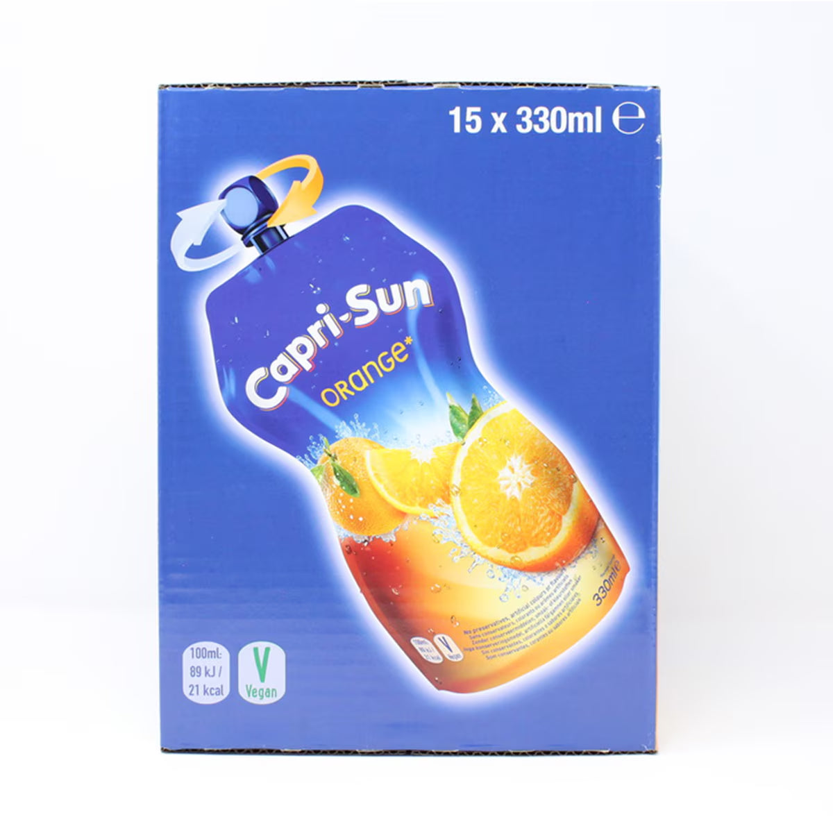 Capri Sun Orange Juice Drink, 15 X 330Ml - Nonynana