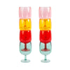 Buy now from NonynanaEssential  Navigate Strawberries & Cream Acrylic Wine Stems, 8 Pack Costco