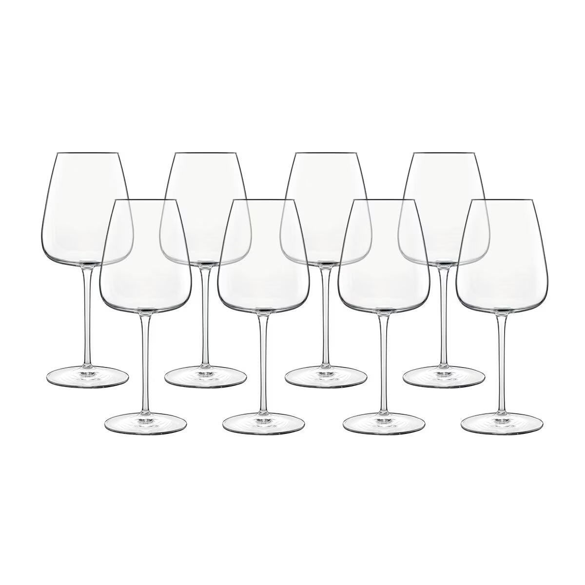 Luigi Bormioli Talismano Crystal Chardonnay Glasses, 450Ml, 8 Pack - Nonynana