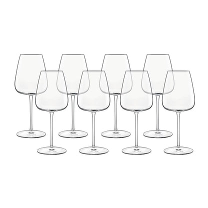 Luigi Bormioli Talismano Crystal Chardonnay Glasses, 450Ml, 8 Pack - Nonynana