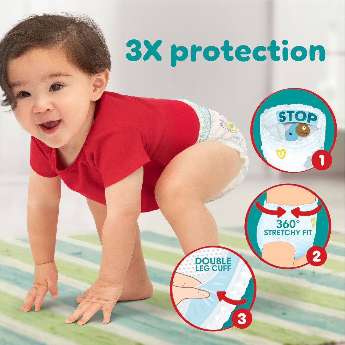 Pampers Baby Dry Pants Size 6, 2 X 54 Pack - Nonynana