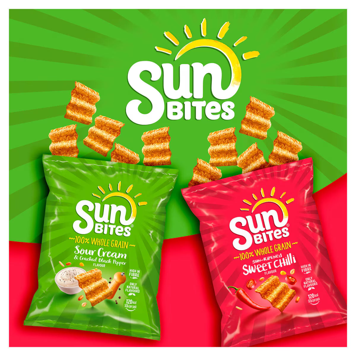Walkers Crisps Sunbites Assorted Pack, 24 X 25G - Nonynana