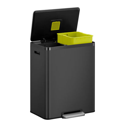 EKO Ecocasa II 60L Recycling Bin in Matte Black - Nonynana