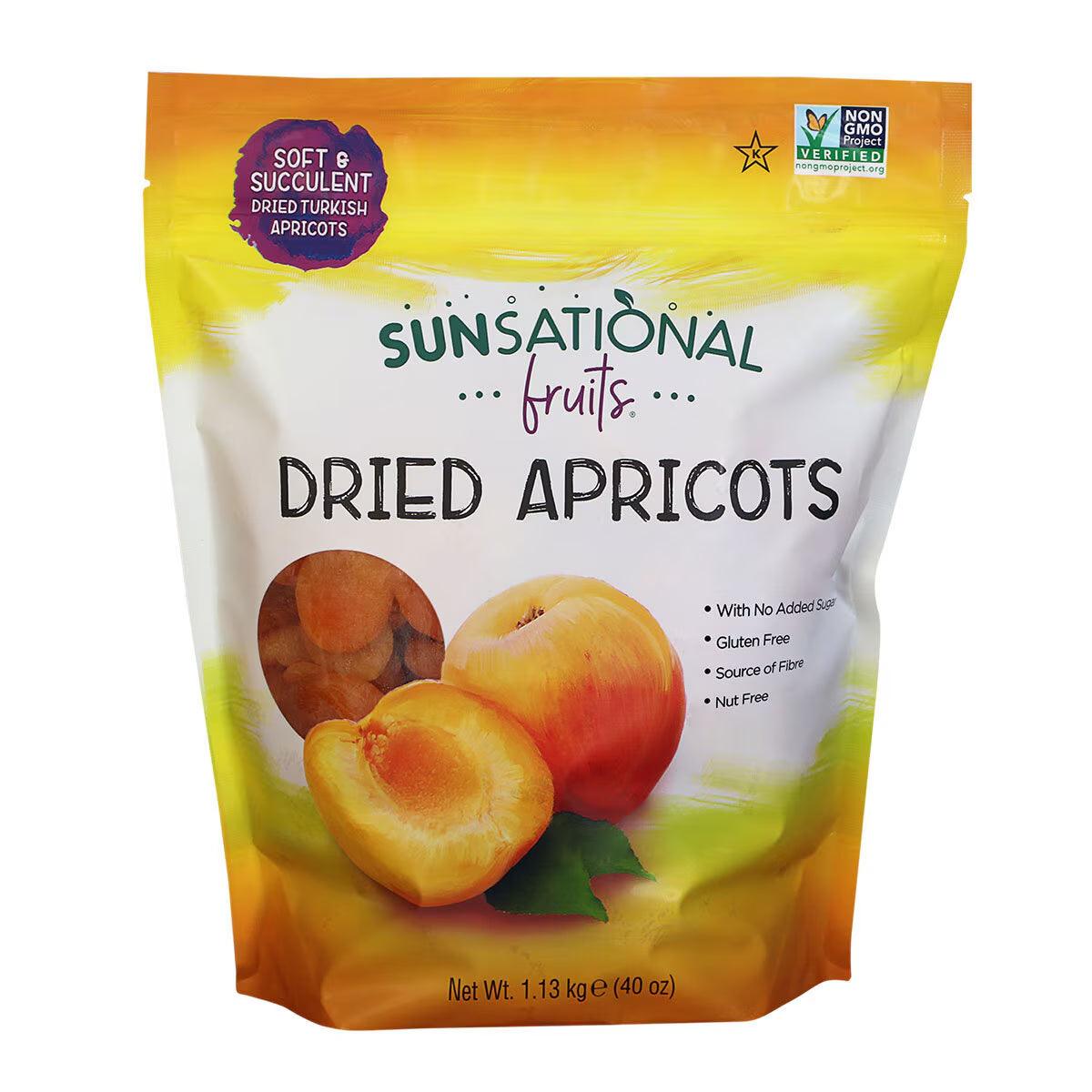 Buy now from NonynanaEssential  Sunsational Fruits Dried Apricots, 1.13Kg Sunsational