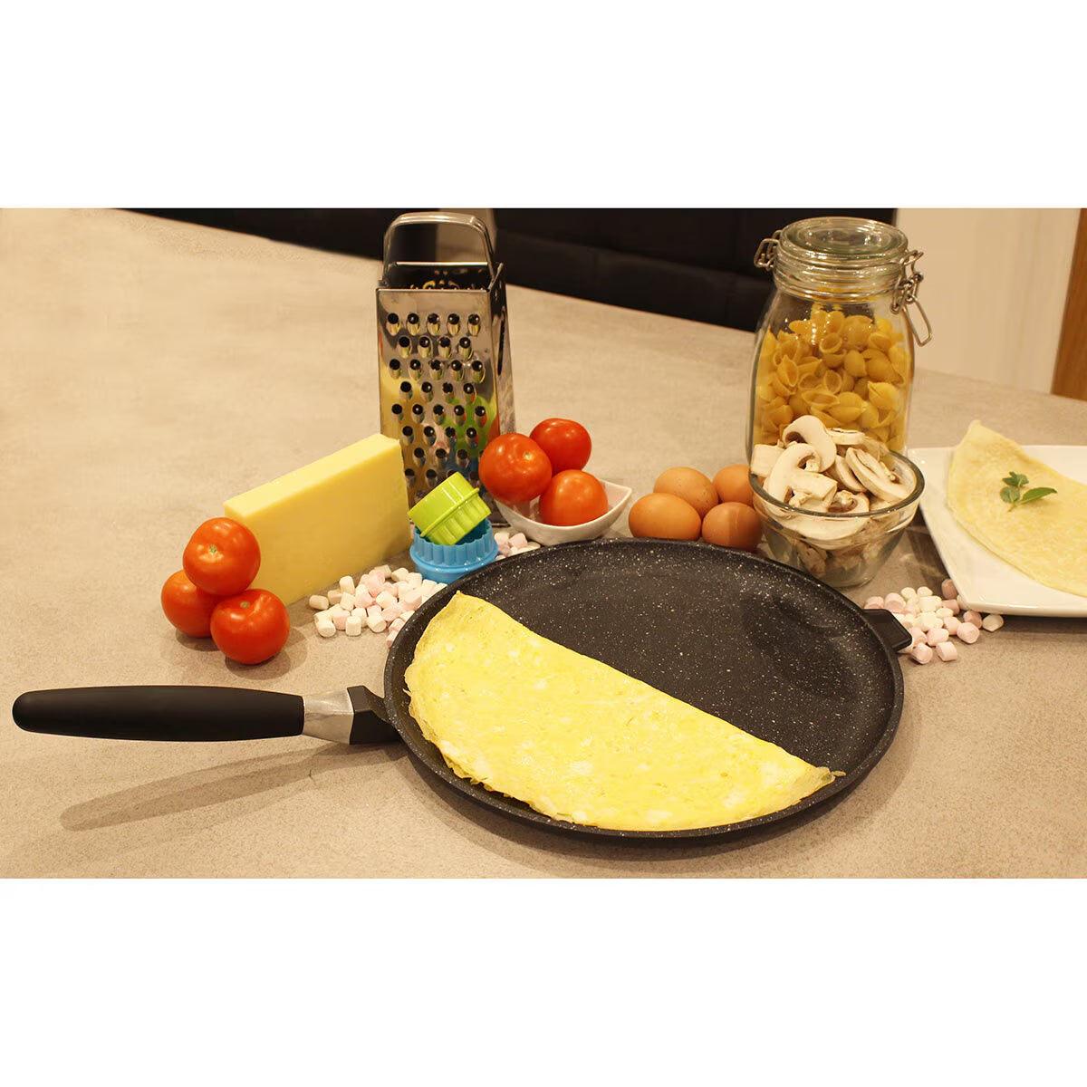 Buy now from NonynanaEssential  Berghoff Eurocast Non-Stick Pancake Pan, 32Cm BergHOFF