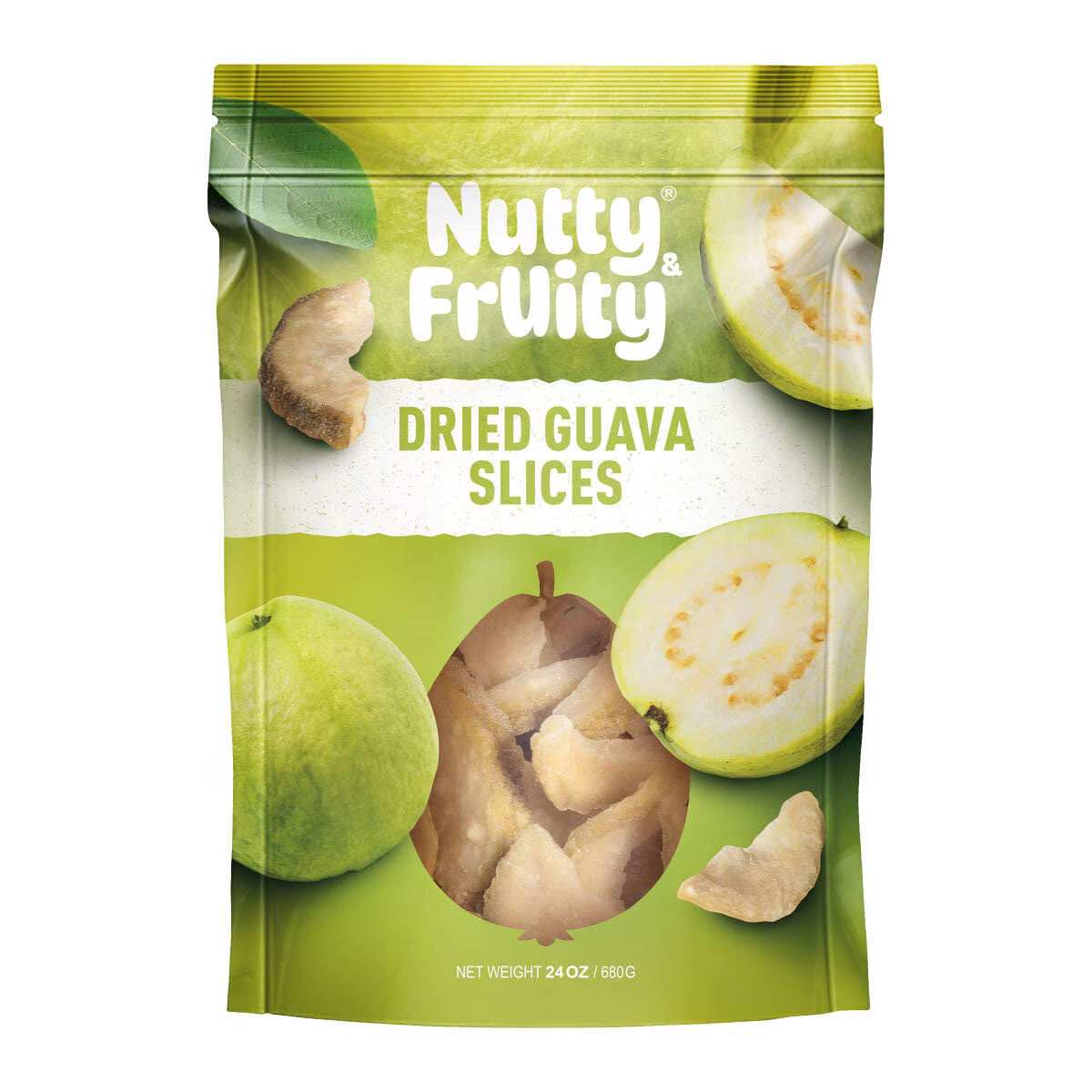 Nutty and Fruity Dried Guava Slices, 680G - Nonynana