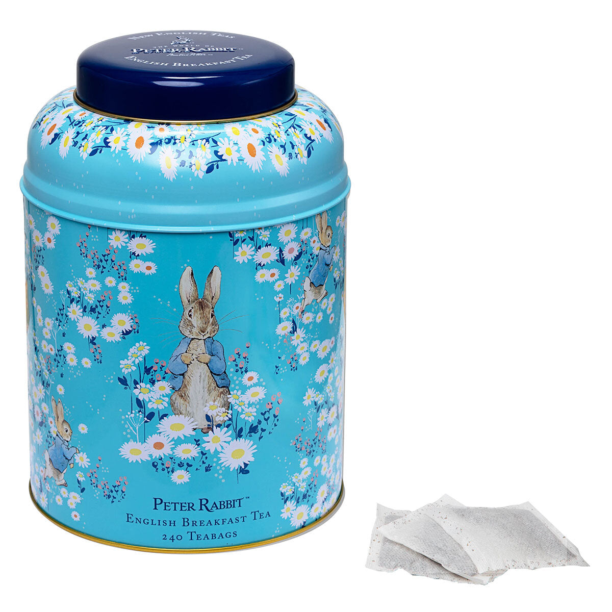 Buy now from NonynanaEssential  Peter Rabbit Tea Caddy, 240 Tea Bags New English Teas