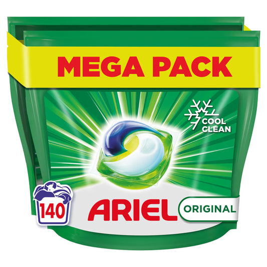 Ariel All in One Pods, 140 Wash - Nonynana