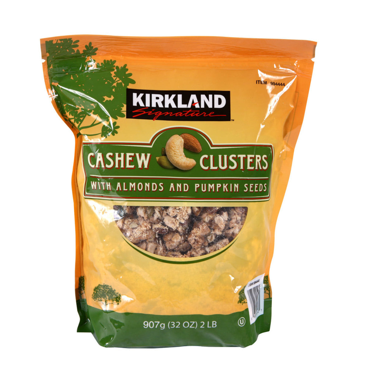 Buy now from NonynanaEssential  Kirkland Signature Cashew Clusters with Almonds & Pumpkin Seeds, 907G Kirkland Signature