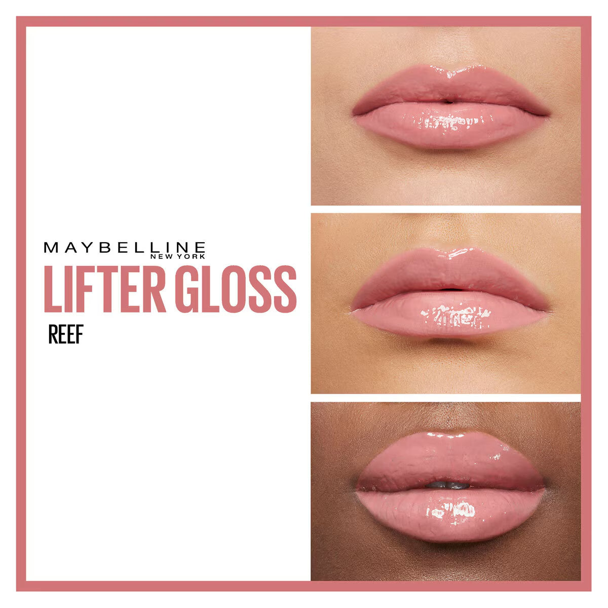 Maybelline New York 3 Pack Lifter Gloss, Ice, Moon & Reef - Nonynana