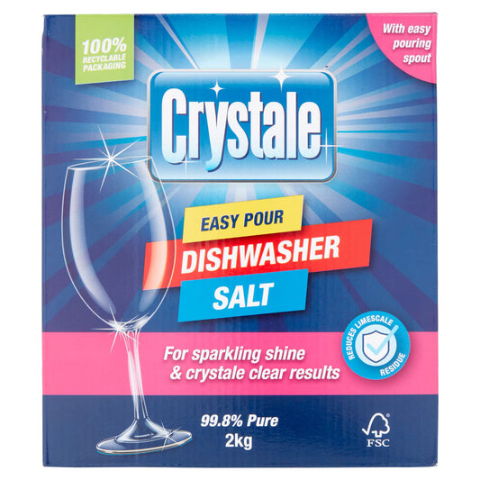 Crystale Dishwasher Salt, 4 X 2Kg - Nonynana