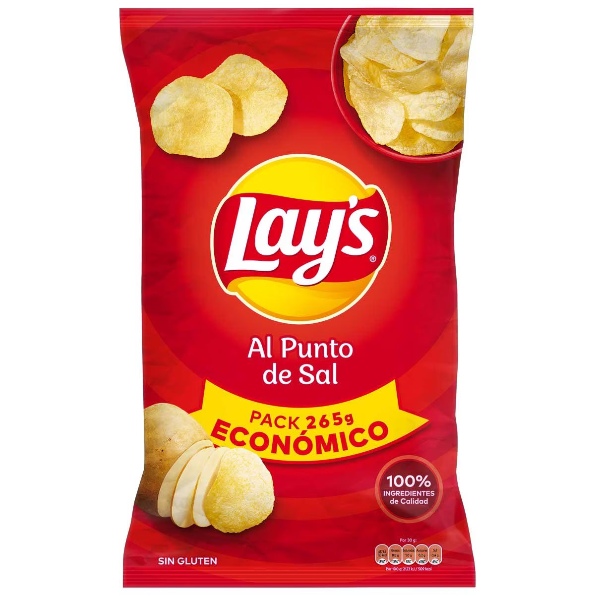 Lay'S Salted, 4 X 265G - Nonynana