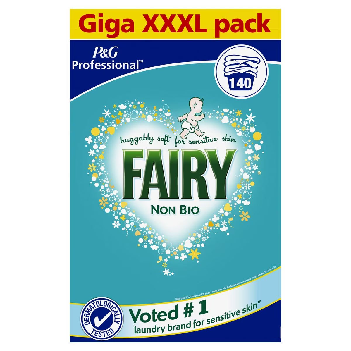 Fairy Non-Bio Washing Powder, 140 Wash - Nonynana