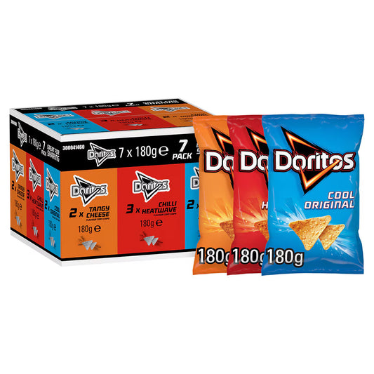 Walkers Doritos Variety Box, 7 X 180G - Nonynana