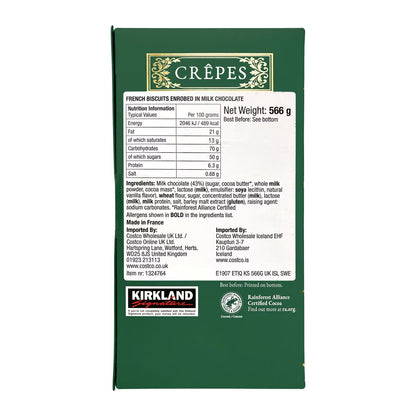 Kirkland Signature Milk Chocolate Crêpes, 566G - Nonynana