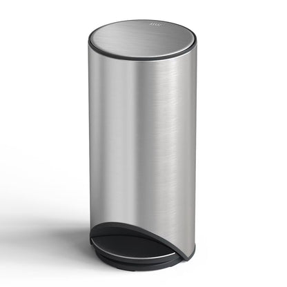 Joseph Joseph 30L Slimline Pedal Bin with Liner Pocket - Stainless Steel - Nonynana