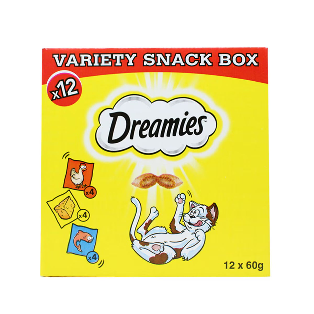 Dreamies Variety Snack Box, 12 X 60G